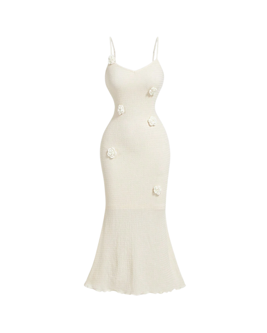 Knit Flower Dress