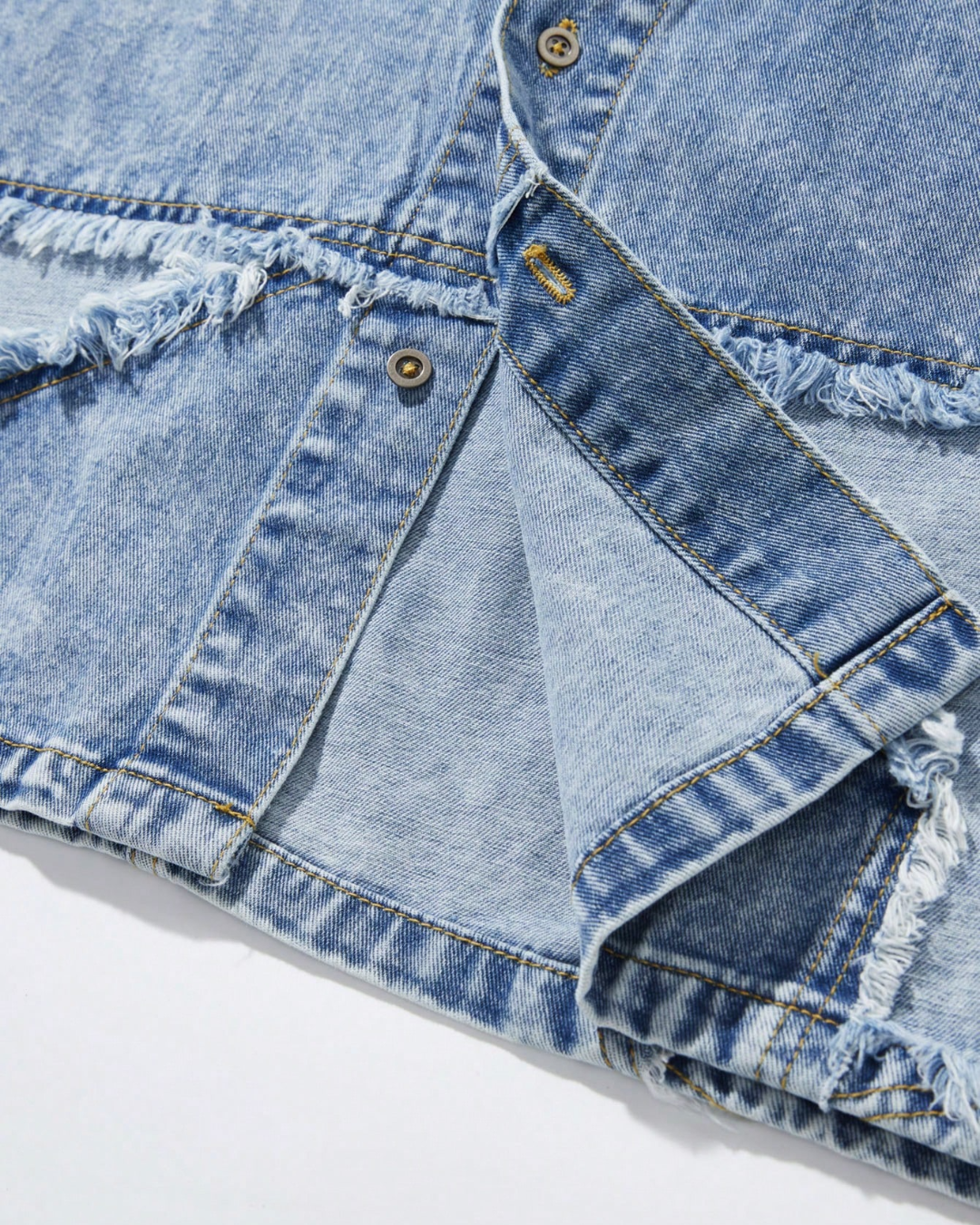 Patchwork Denim Shirt