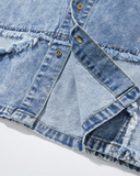 Patchwork Denim Shirt