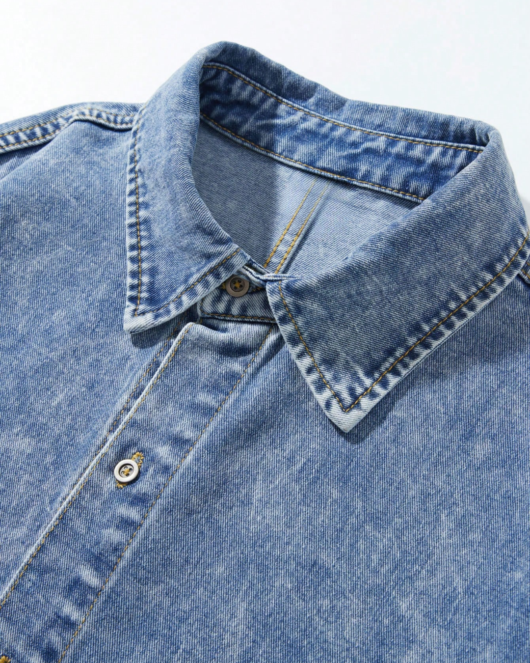 Patchwork Denim Shirt