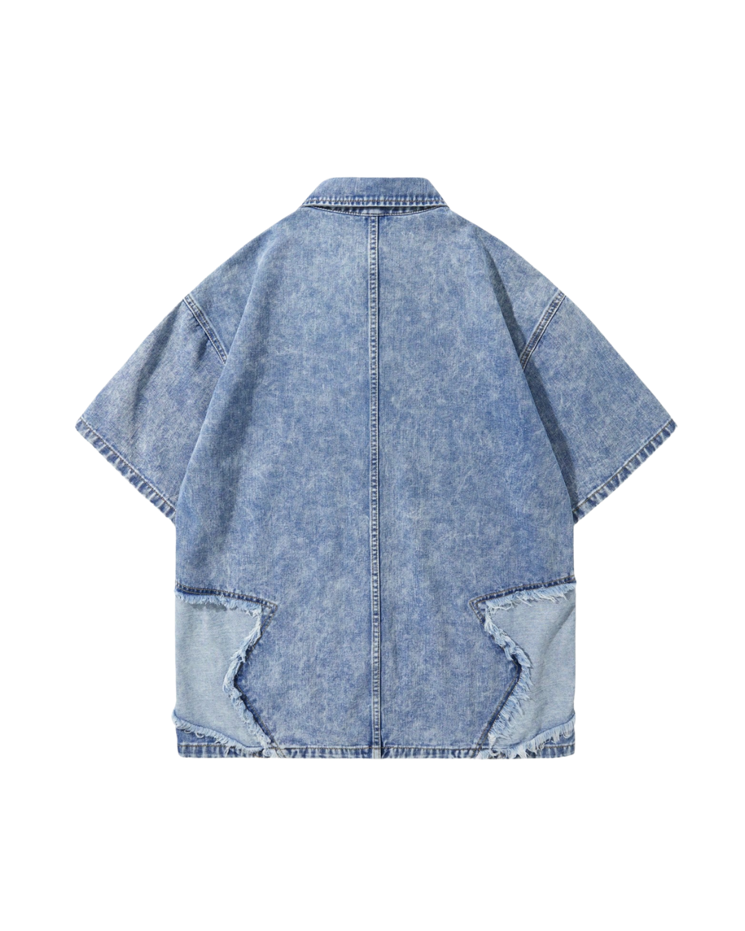 Patchwork Denim Shirt