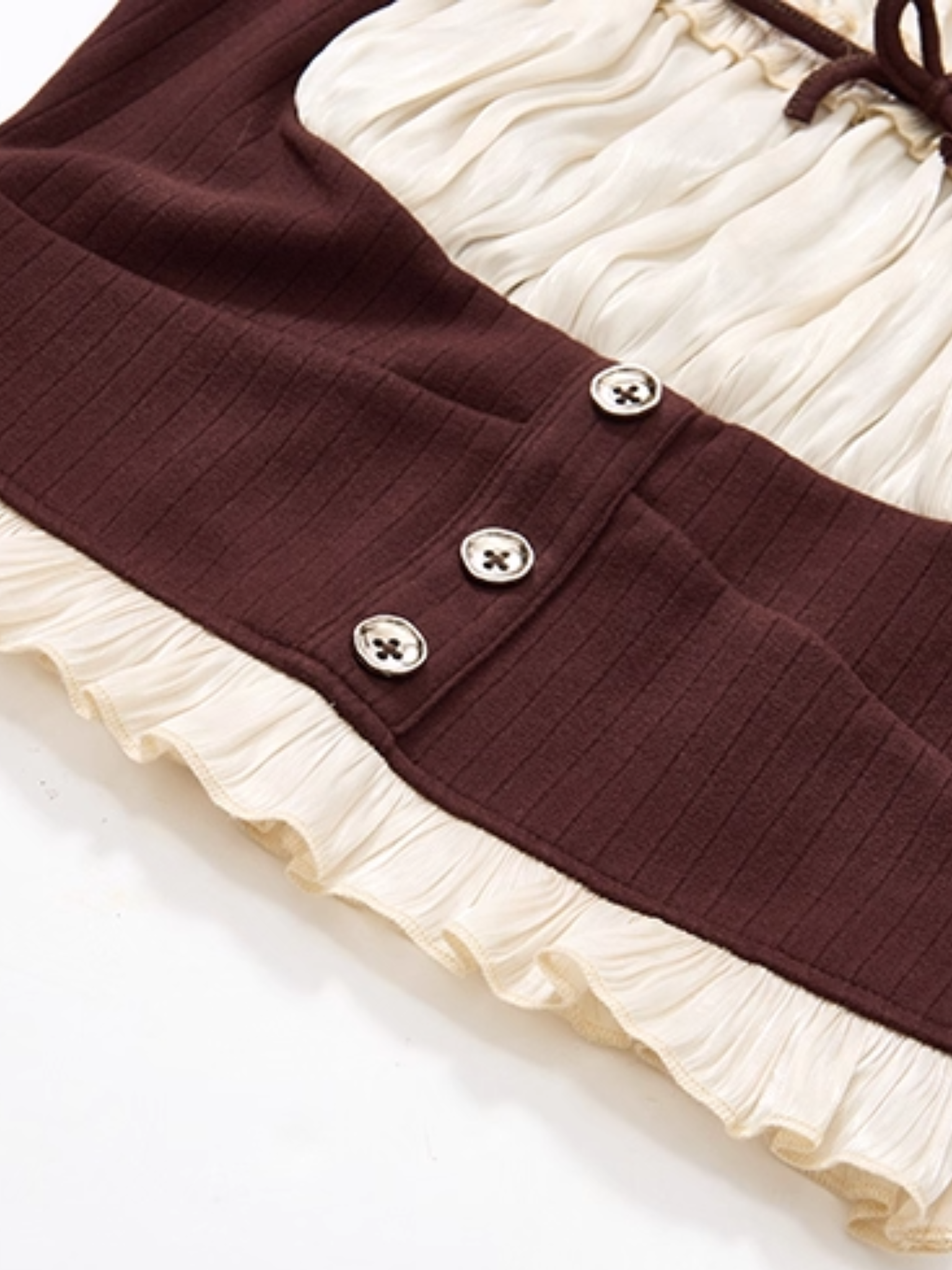 Boho Ruffle Tie top