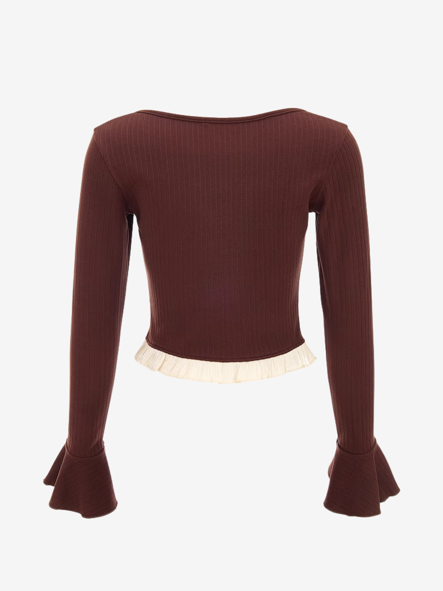 Boho Ruffle Tie top