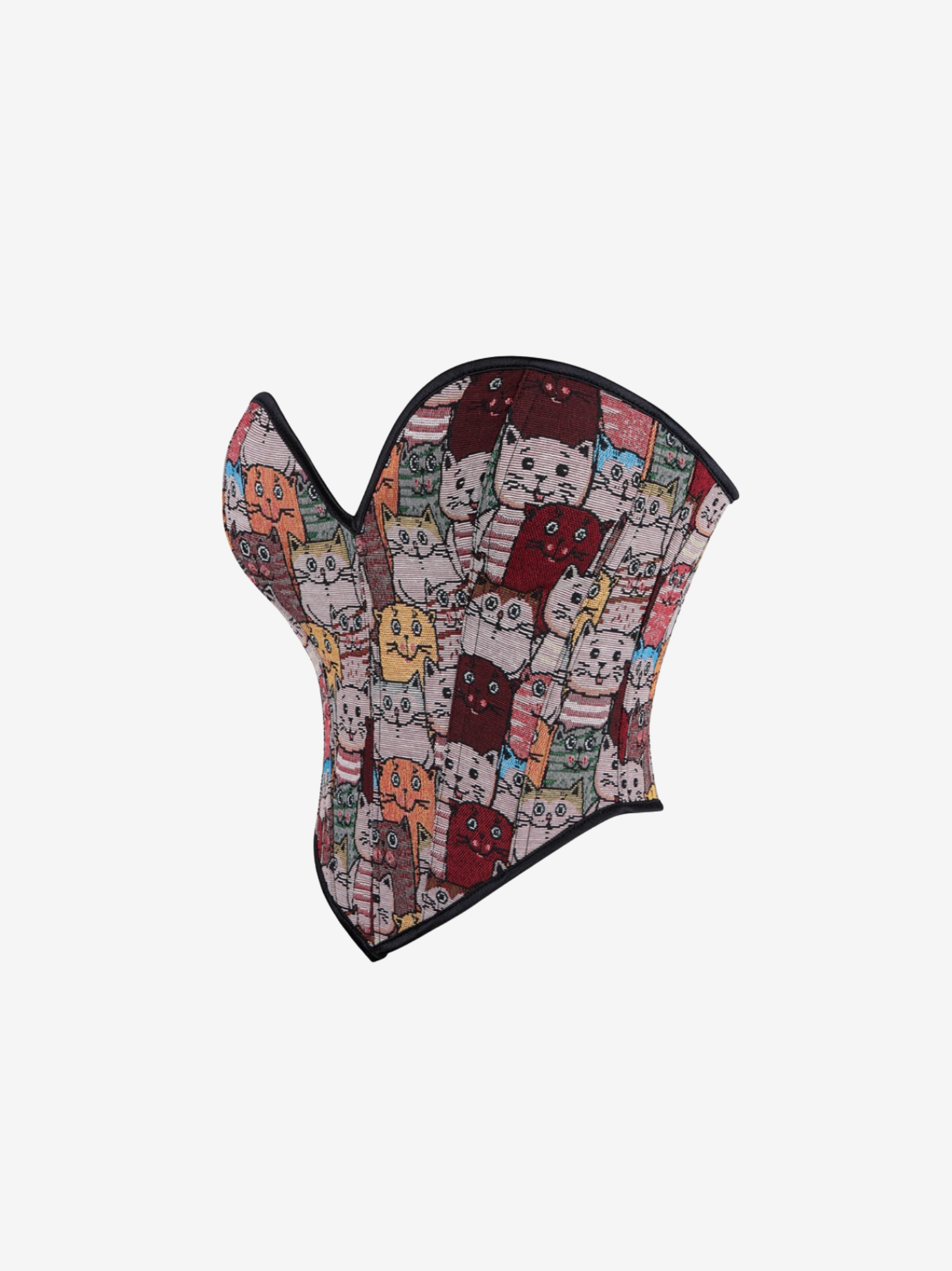 Cat Lace-Up Corset