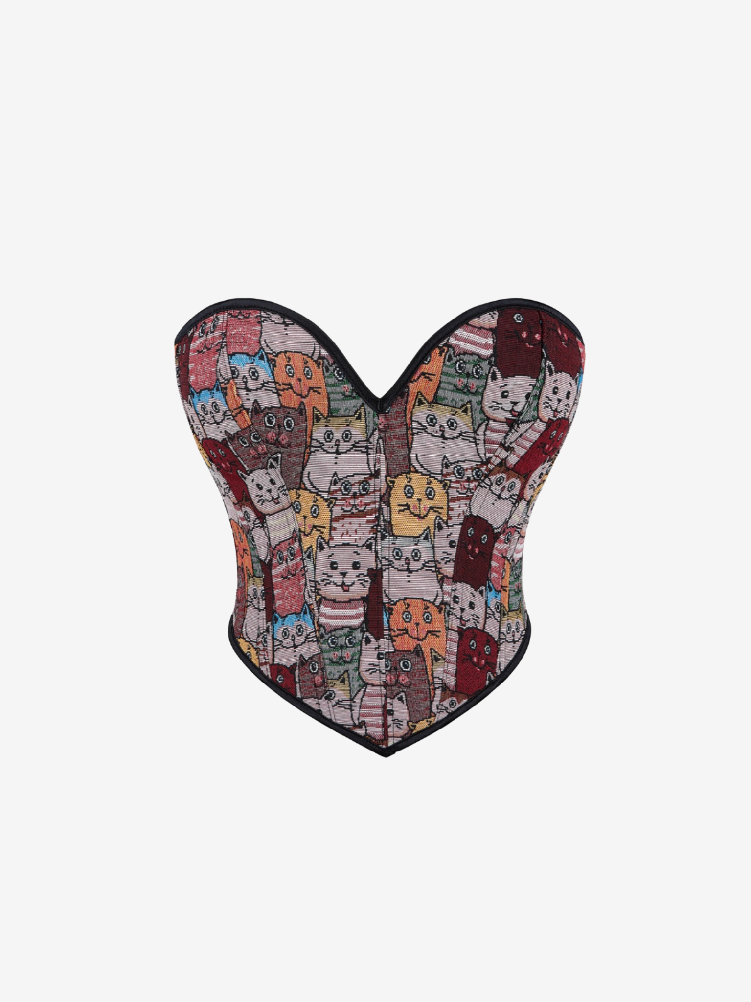 Cat Lace-Up Corset