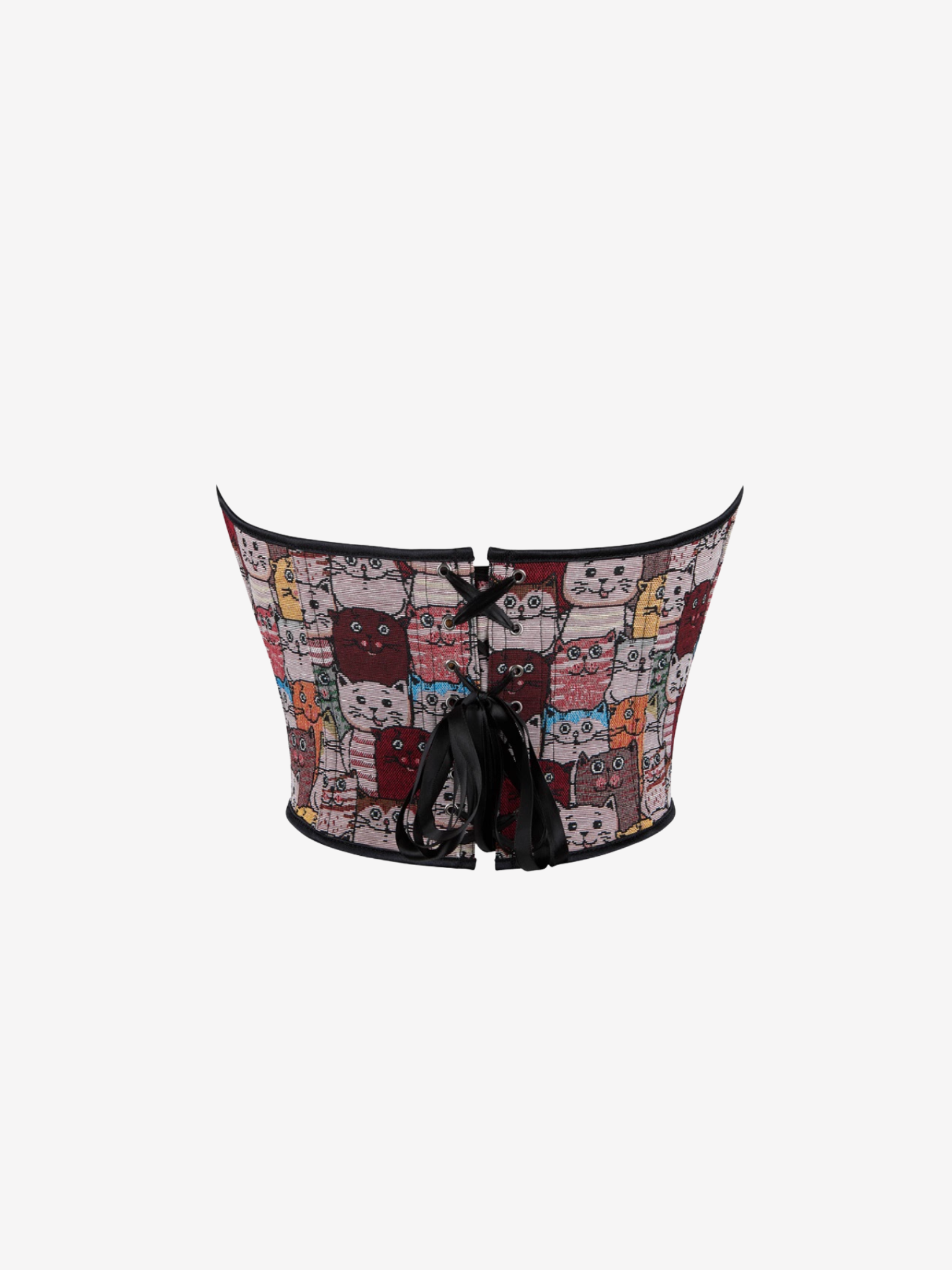 Cat Lace-Up Corset