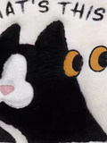 Plush Knit Cat Sweater