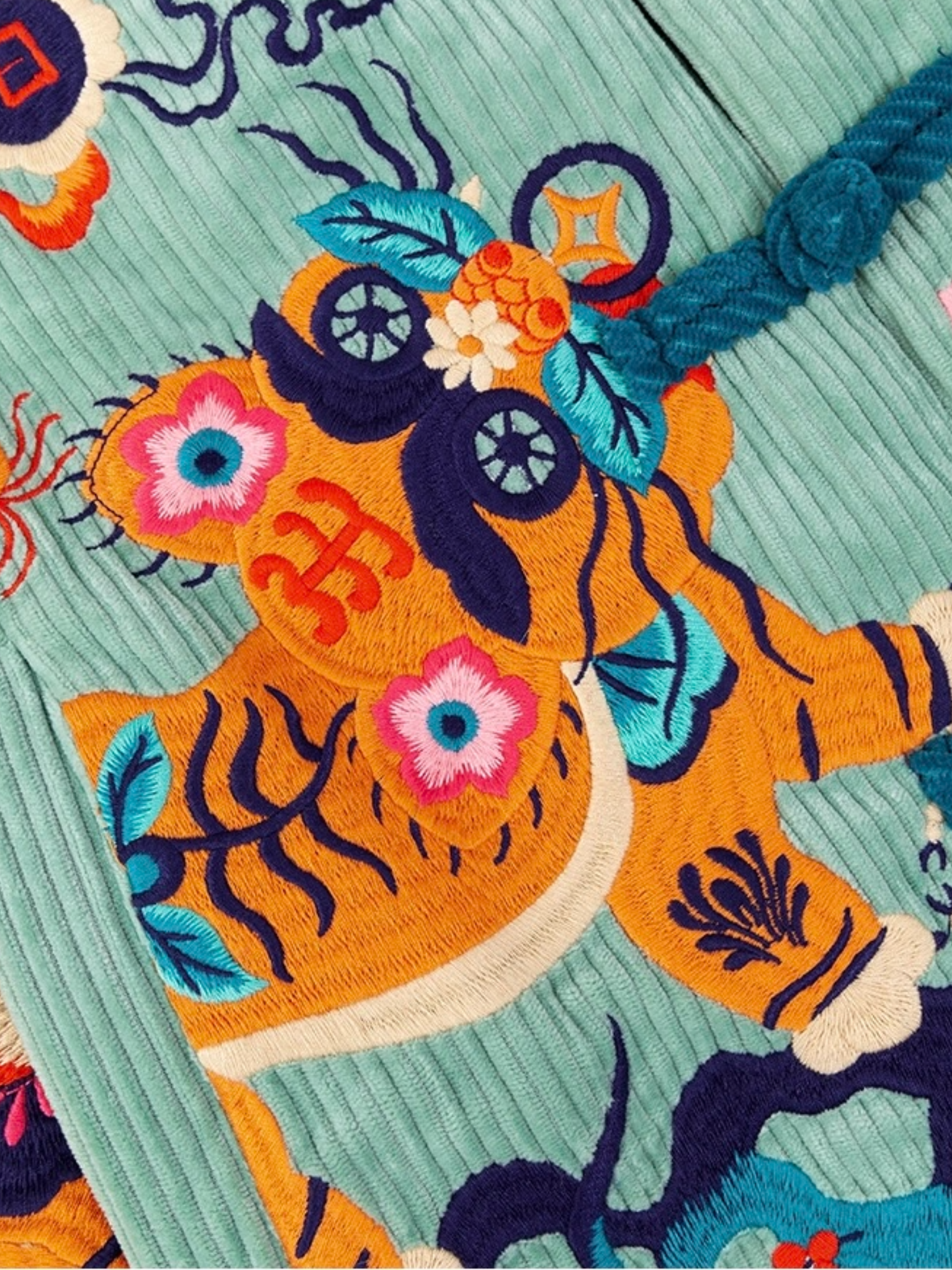 Embroidered Dragon Vest