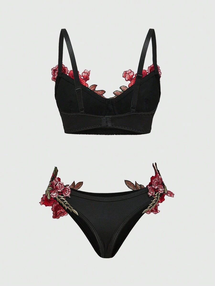 Floral Lingerie.