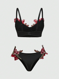 Floral Lingerie.