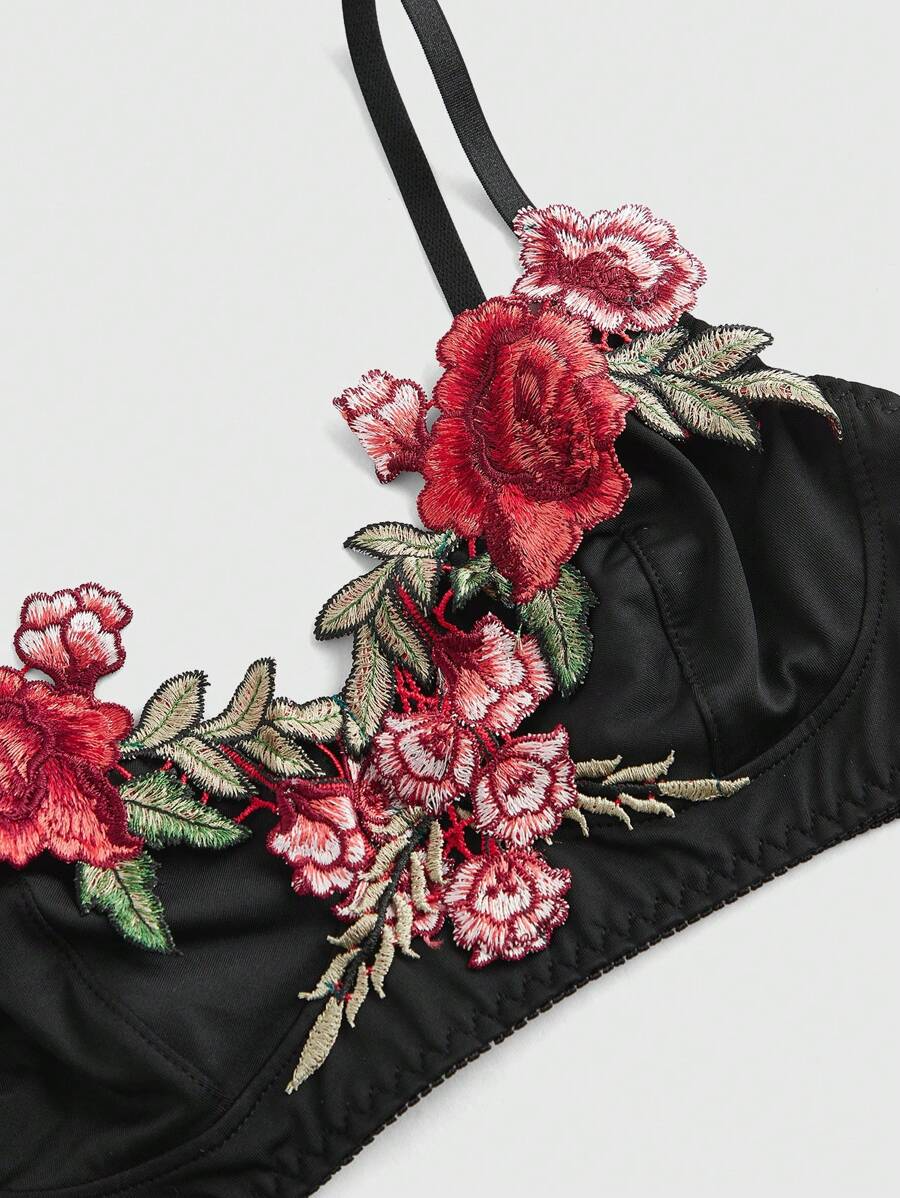 Floral Lingerie.