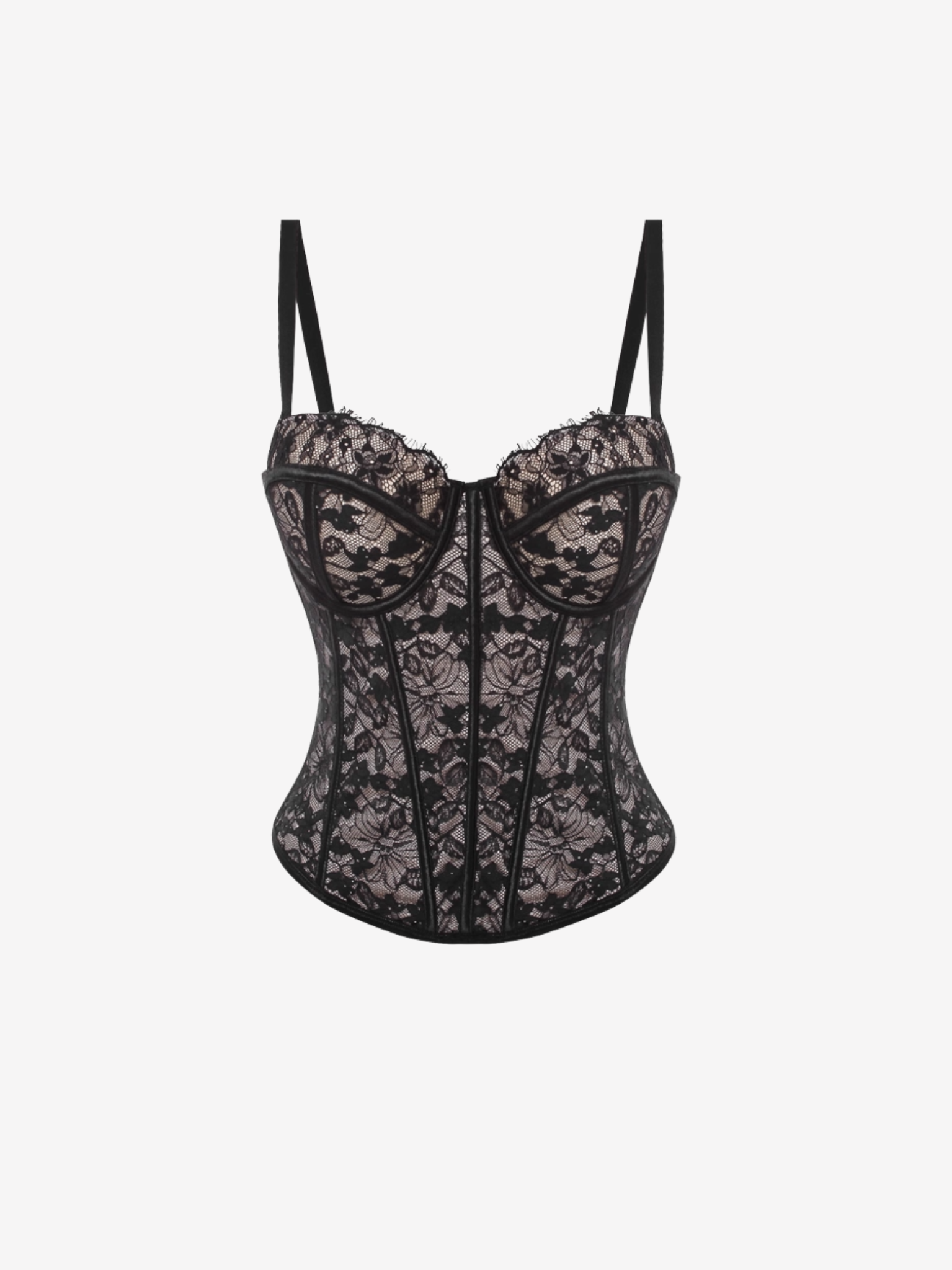 Flower Lace Corset Top