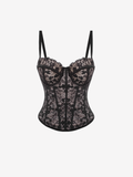 Flower Lace Corset Top