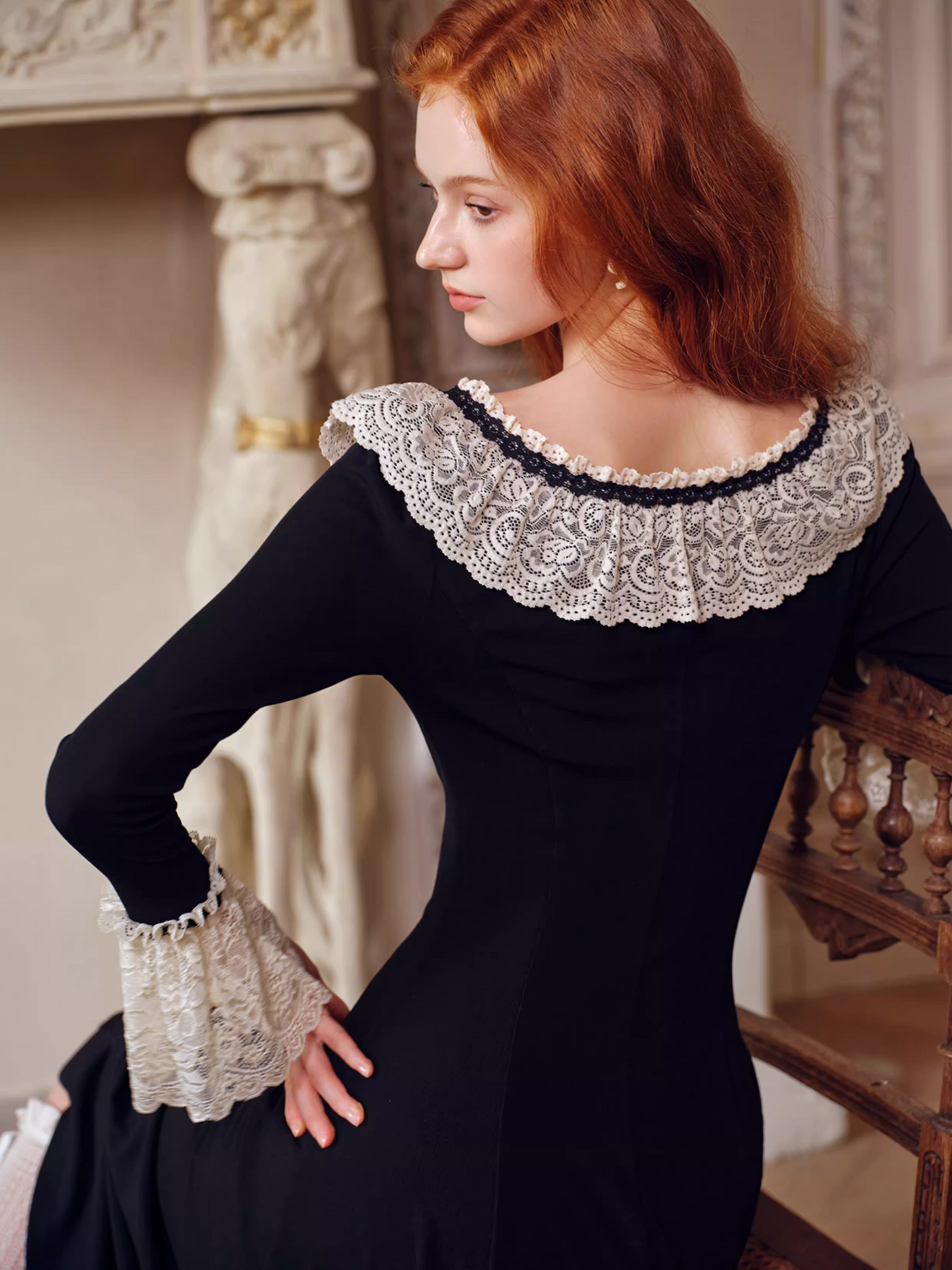 Harp knit dress