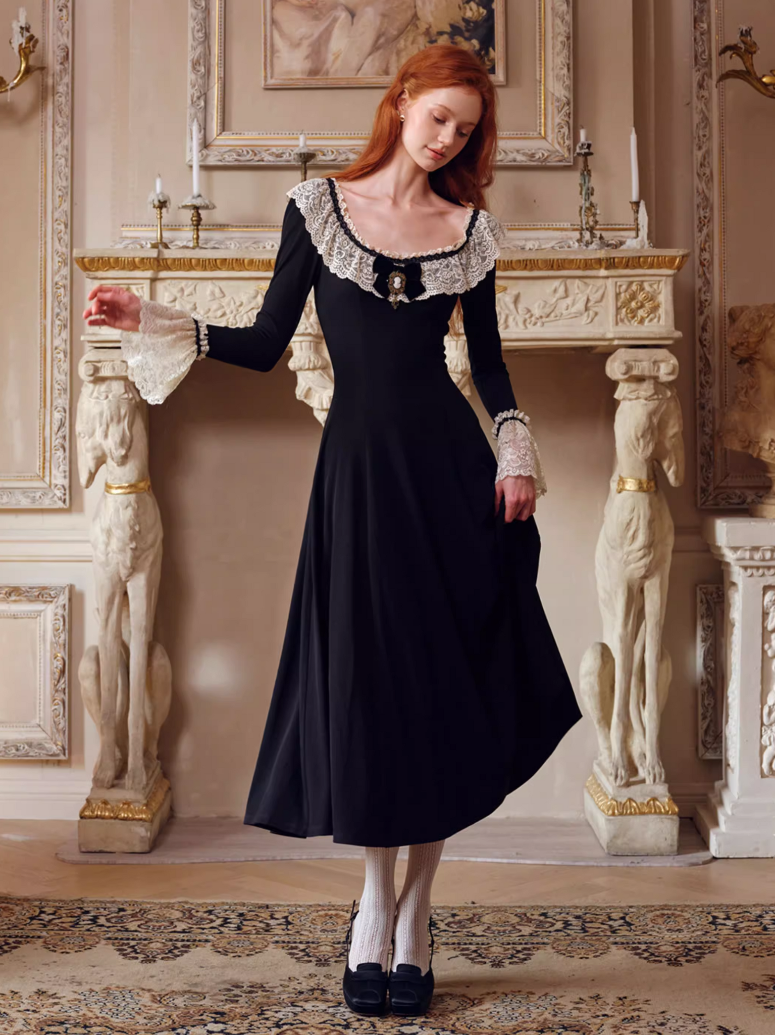 Harp knit dress