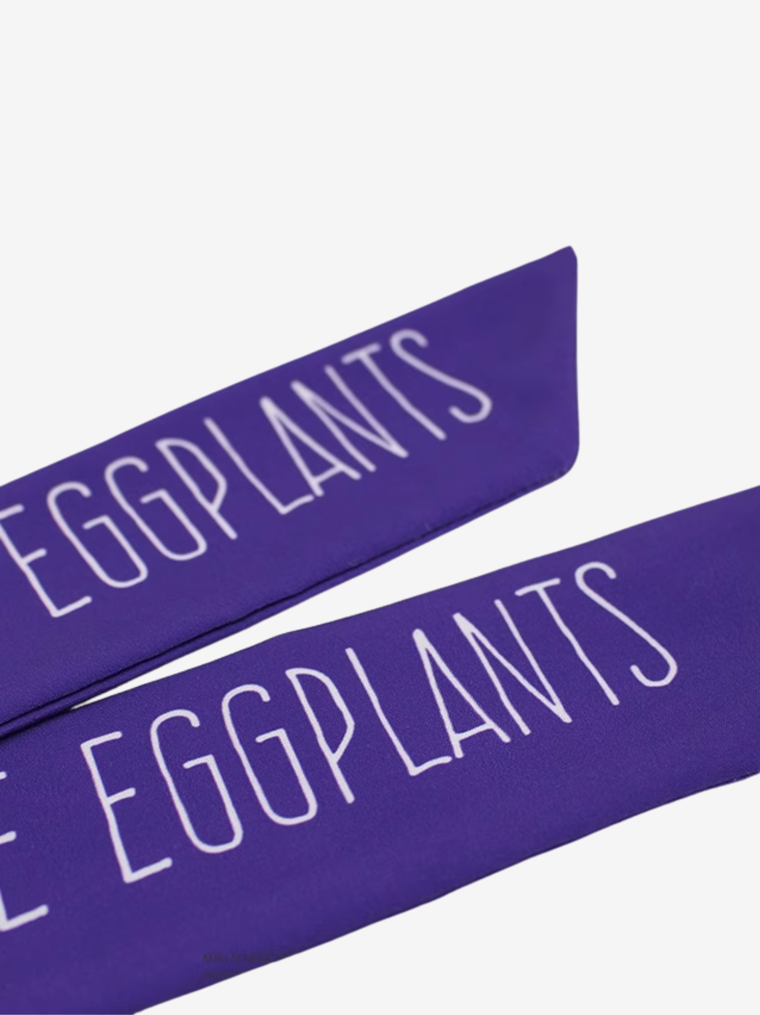 “I Like Eggplants” Purple Headband