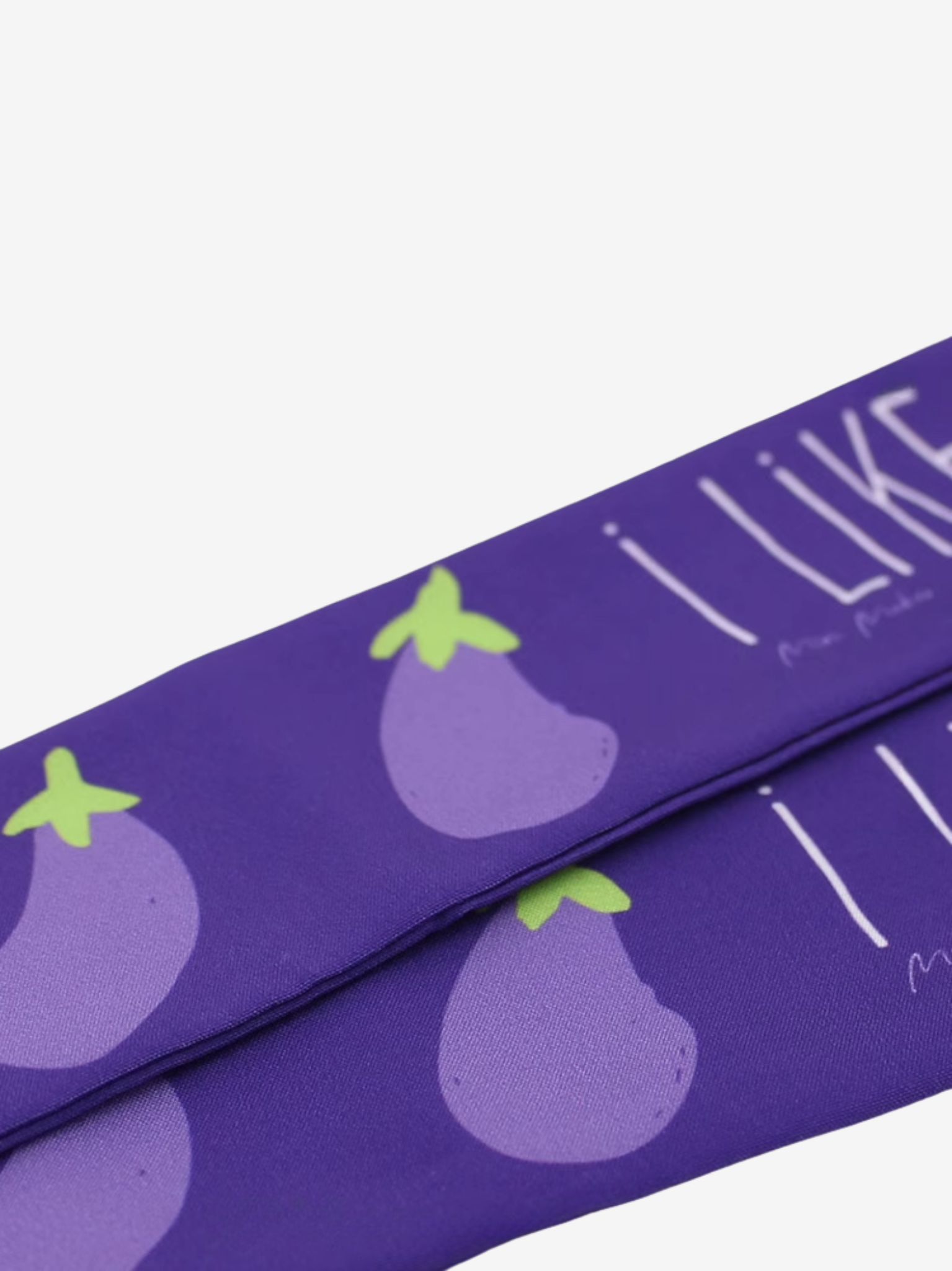 “I Like Eggplants” Purple Headband