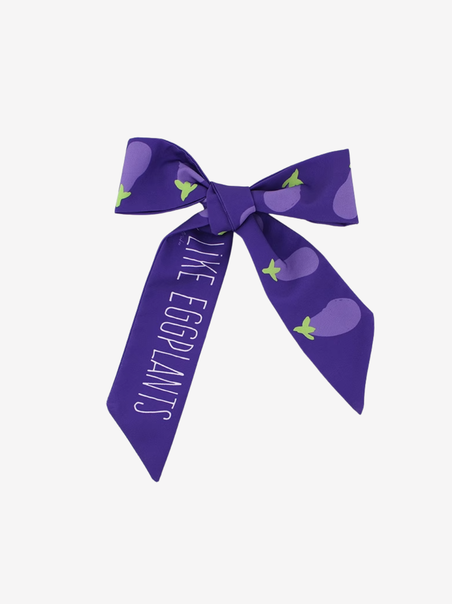 “I Like Eggplants” Purple Headband