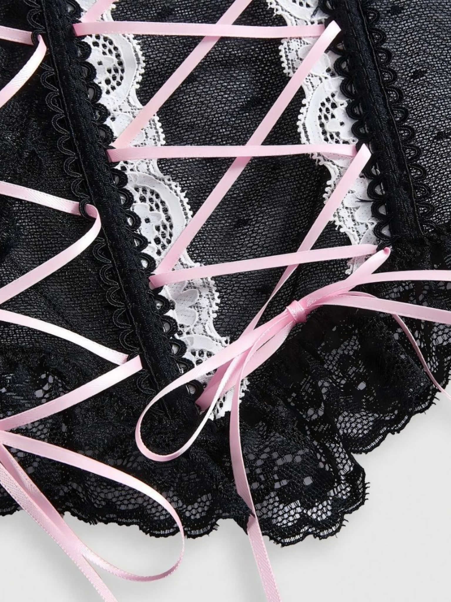 Lace-Up Corset Top