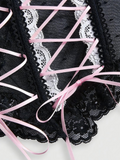 Lace-Up Corset Top