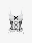 Lace-Up Corset Top