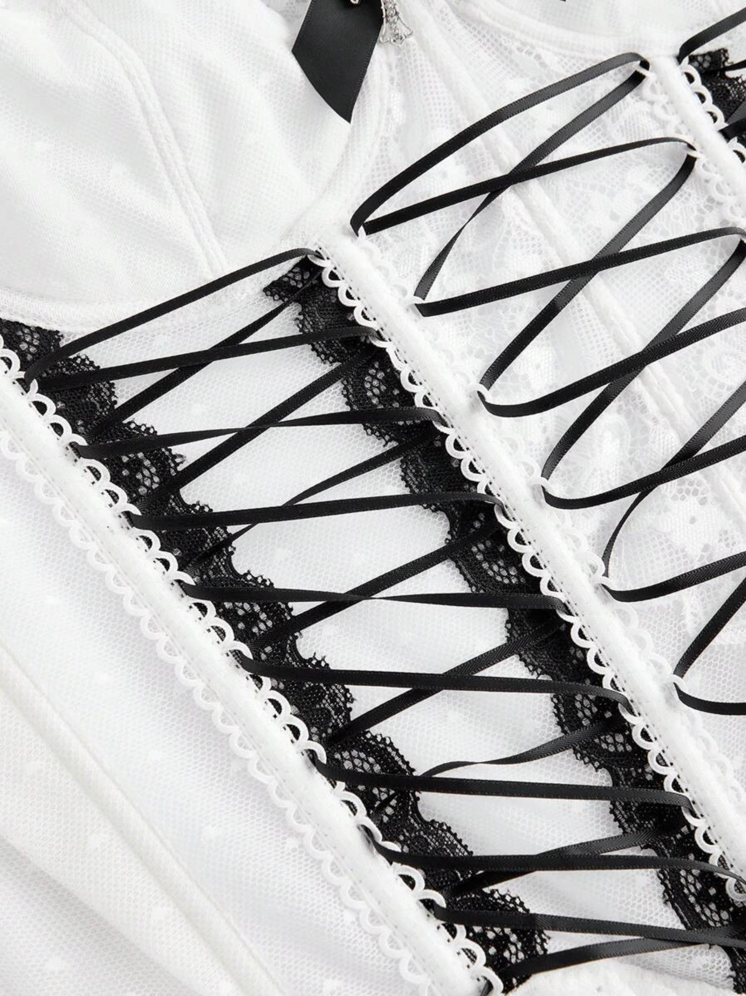 Lace-Up Corset Top