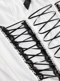 Lace-Up Corset Top