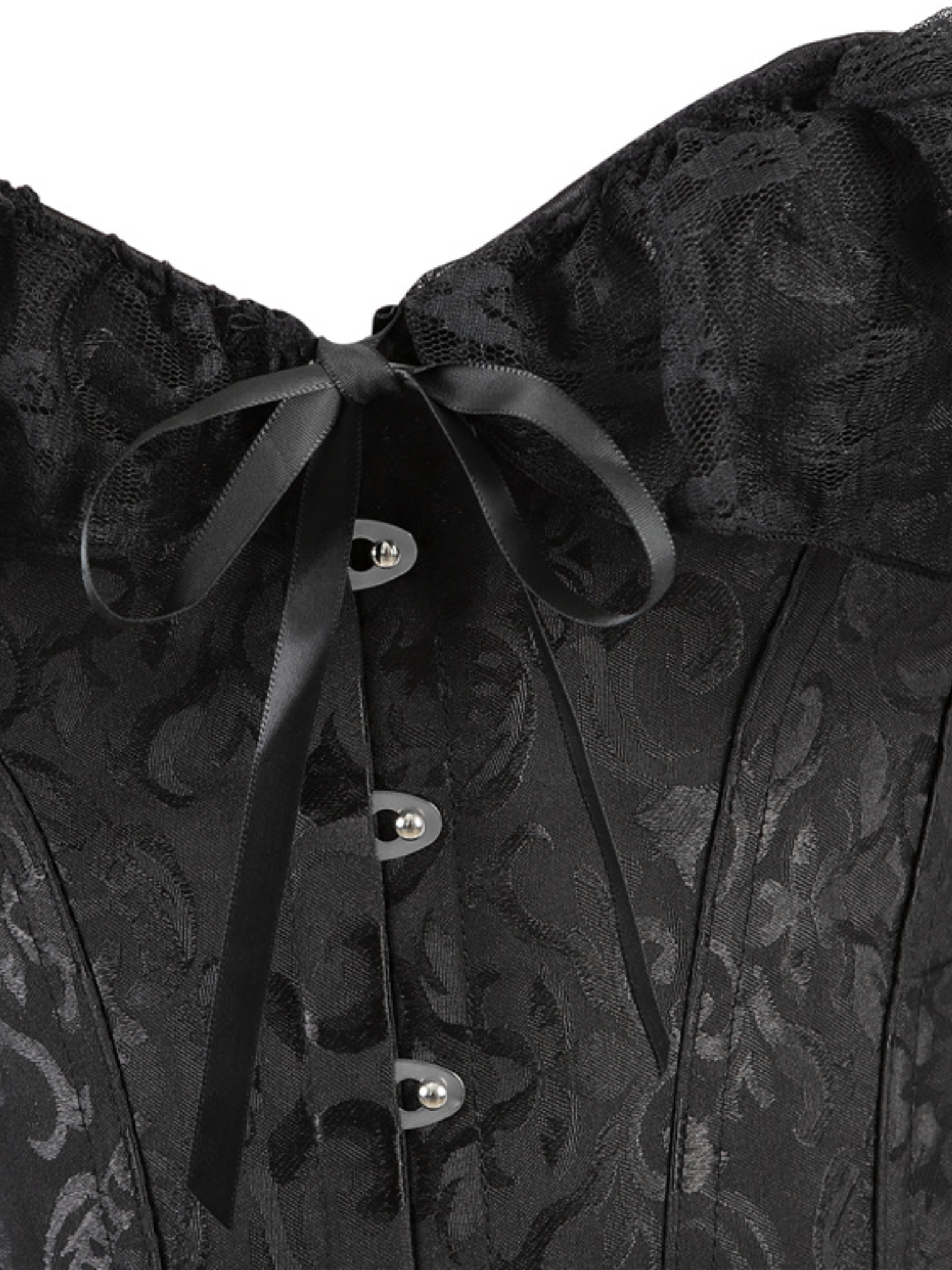 Lace Corset Tuck Waist