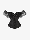 Lace Corset Tuck Waist