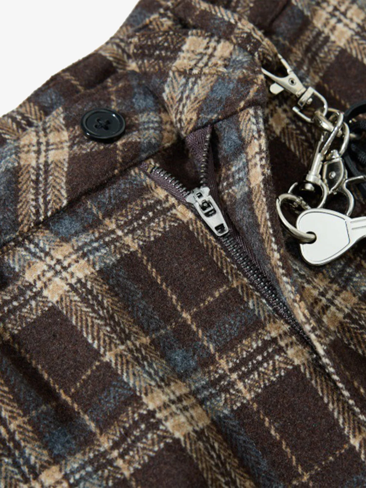 Plaid Cargo Pants