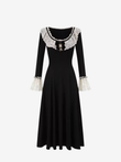 Harp knit dress