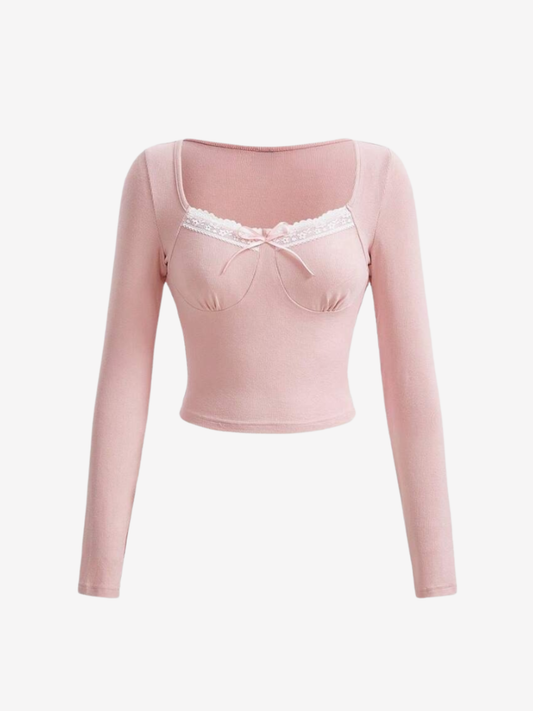 Bow crop tops