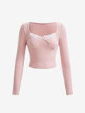 Bow crop tops