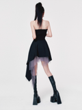 Purple Iris Bandeau Dress