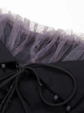 Purple Iris Bandeau Dress