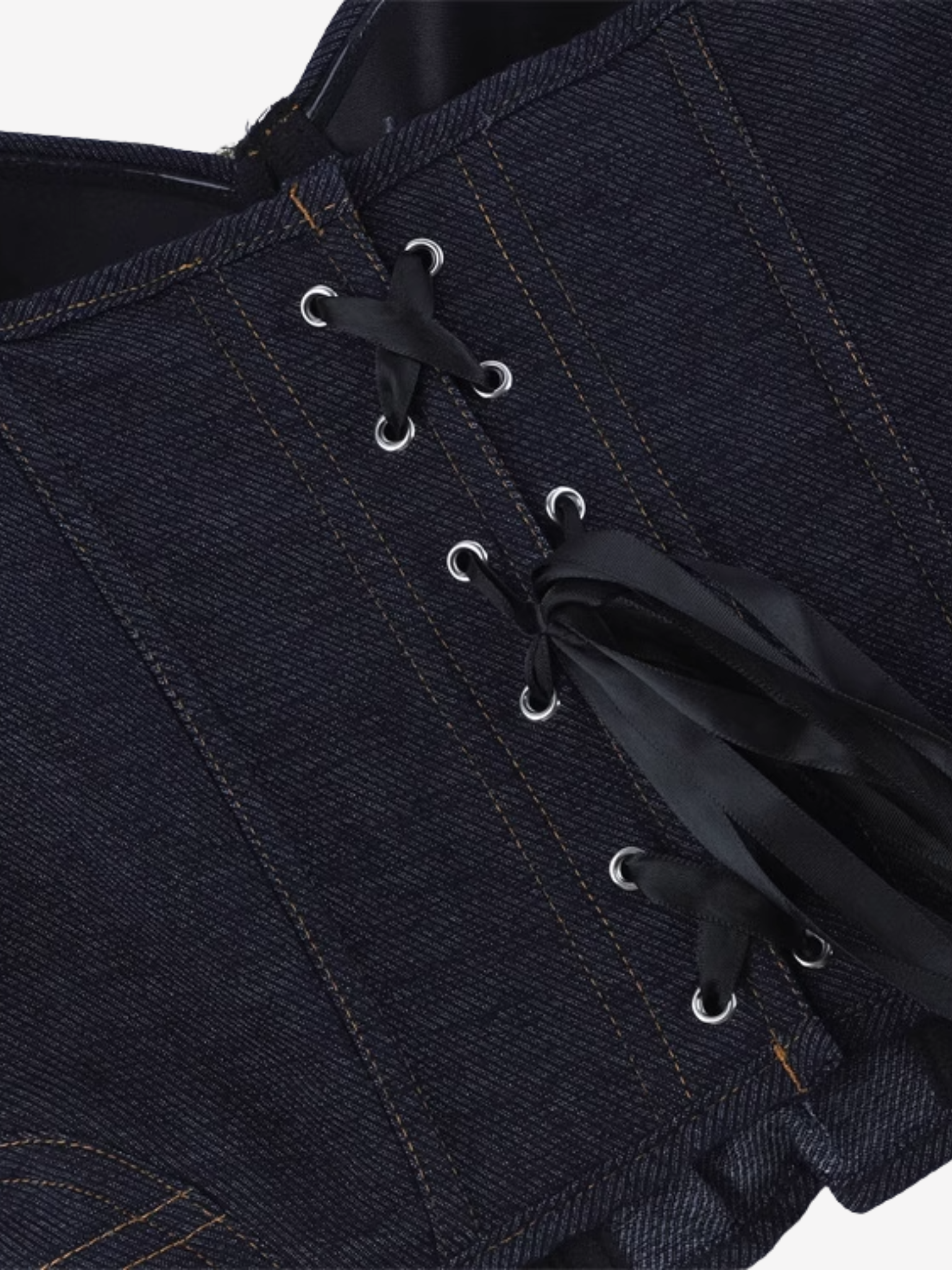 Retro Denim Corset