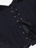 Retro Denim Corset
