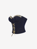 Retro Denim Corset