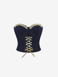 Retro Denim Corset