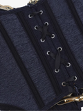 Retro Denim Corset