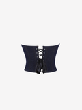 Retro Denim Corset
