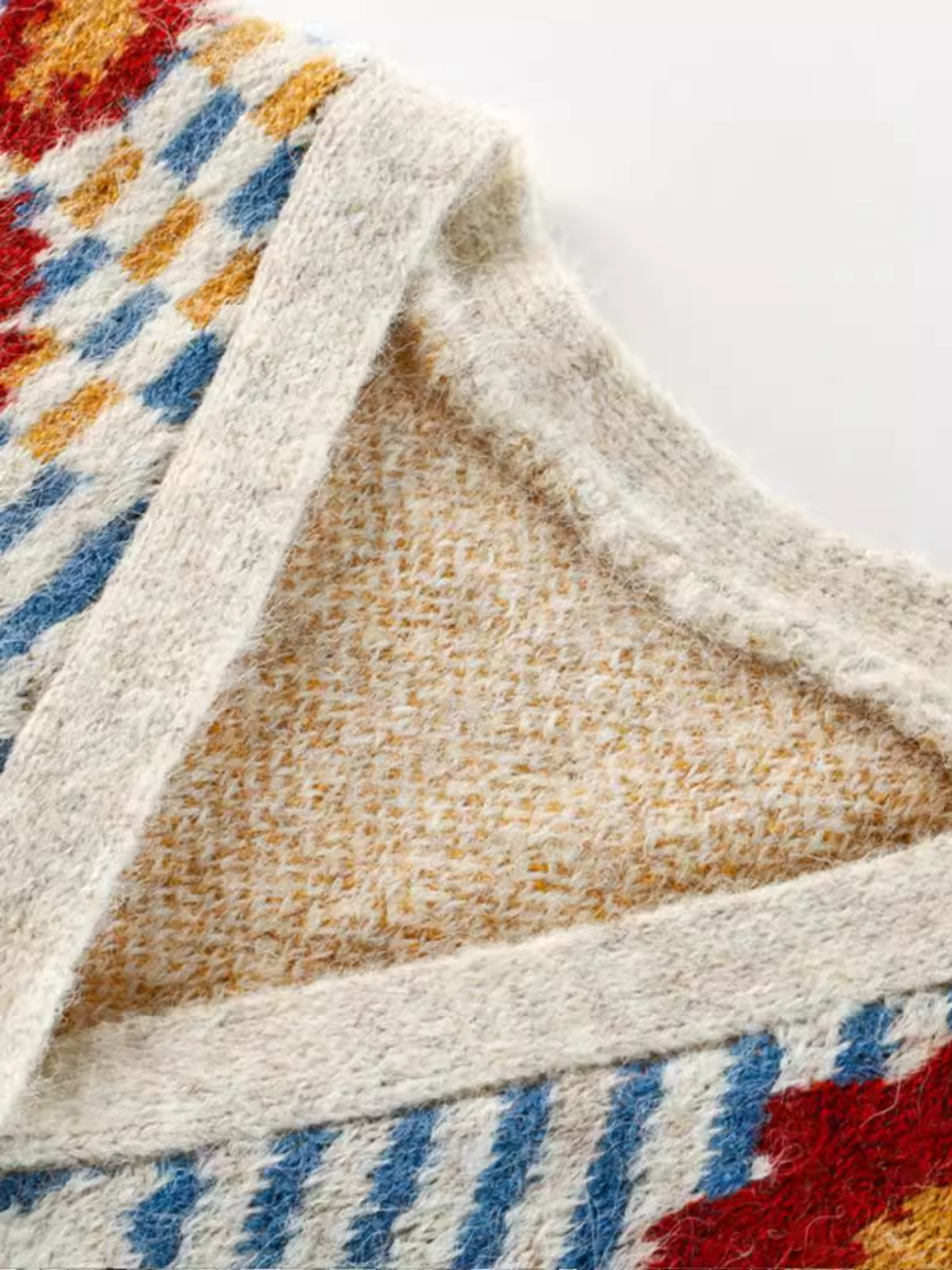 Retro Layered Knitted Vest