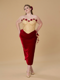 Rose Romantic Red Dress