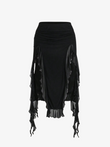 Ruffled Asymmetric Skirt
