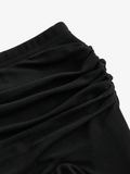 Ruffled Asymmetric Skirt