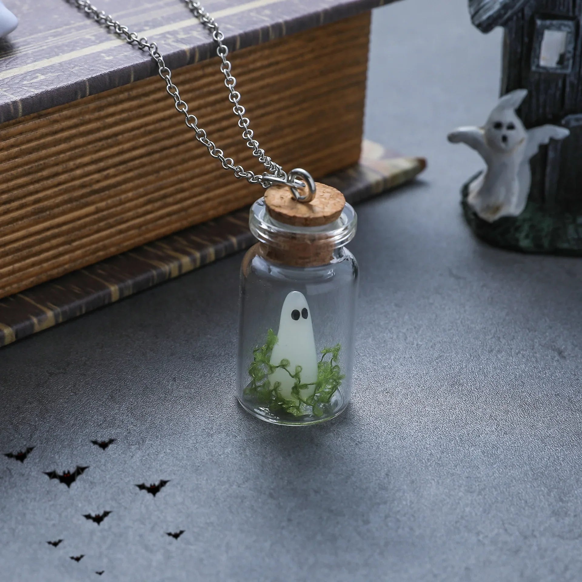 Mini Glow-in-the-Dark Ghost Jar