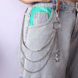 Star Pendant Pants Chain