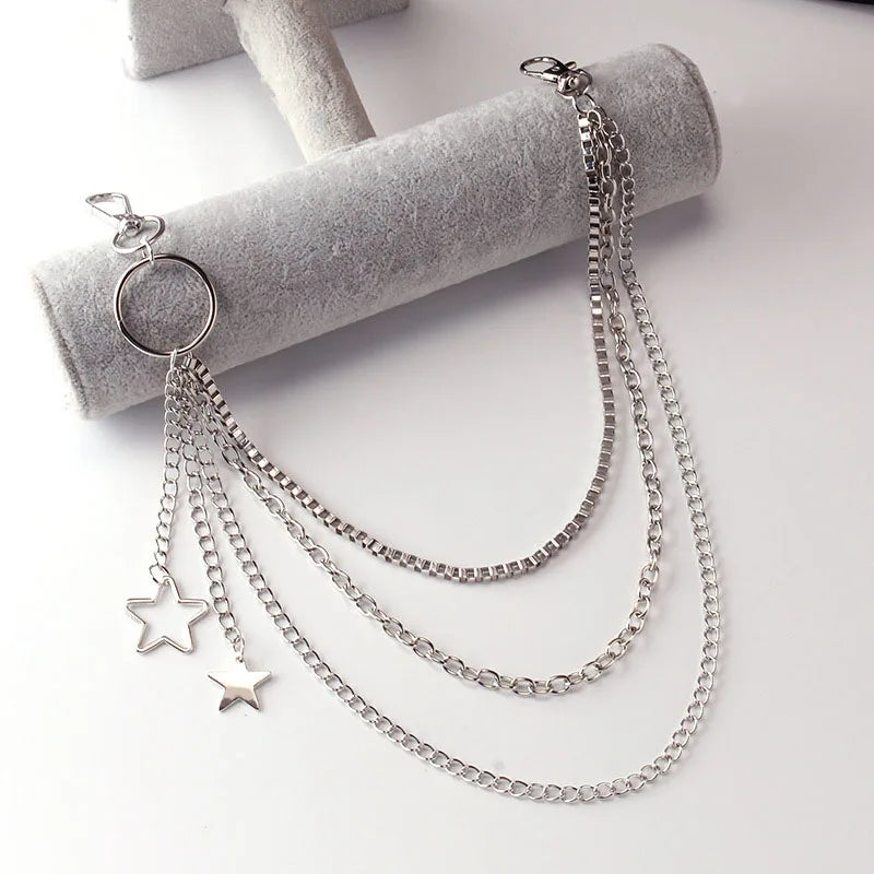 Star Pendant Pants Chain