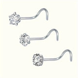 Zirconia Nose Stud Set