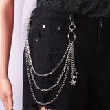 Star Pendant Pants Chain
